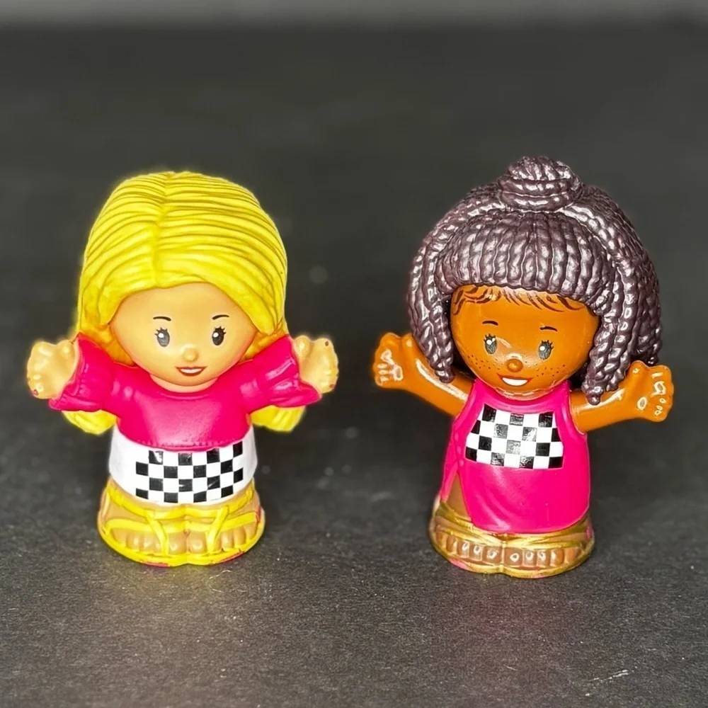 Fisher Price Little People BARBIE Talking CAR Tested And Working & 3 Figures